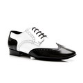 Zapatos Portdance Hombre-PD042-Tango-Salsa-Piel-Blanca-y-Negra