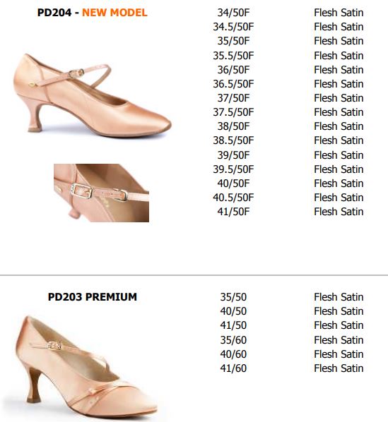 Zapatos de Baile Mujer Portdance PD203-PD204